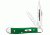 Case Limited XX Edition Series XX XXXIV Bright Green Bone Smooth Peanut Blade, 6220 SS, 11762