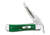Case Limited XX Edition Series XX XXXIV Bright Green Bone Smooth Russlock Blade, 61953L SS, 11764