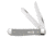 Case Mini Trapper Folding Knife, 3.5in, 4207 SS, Clip/Spey Blades, Gray, 32592