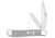 Case Peanut Folding Knife, 2.875in, 4220 SS, Clip/Pen Blades, Gray, 32597