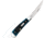 Case Pocket Worn Sway Back Folding Knife, 3.19in Closed, Mirror Wharncliffe Blade, Pocket Worn Mediterranean Blue Jigged Bone Handle, 51856