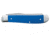 Case Mini Trapper Folding Knife, 3.5 in, Tru-Sharp Surgical Steel, Blue G-10 Handle, 16741