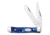 Case Tiny Trapper Folding Knife, 2.38 in, Tru-Sharp Surgical Steel, Blue Pearl Kirinite Handle, 23440