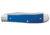 Case Trapper Folding Knife, 4.13 in, Tru-Sharp Surgical Steel, Blue G-10 Handle, 16740