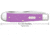 Case Trapper Folding Knife, 4.13 in, Tru-Sharp Surgical Steel, Ichthus Purple Synthetic Handle, 39160