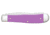 Case Trapper Folding Knife, 4.13 in, Tru-Sharp Surgical Steel, Ichthus Purple Synthetic Handle, 39160