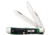 Case Trapper Folding Knife, Mirror SS Clip/ Spey Blades, Hunter Green Jigged Bone Handle, Nickel Silver Bolster, Inlay Shield, 87080