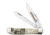 Case Sportsman Series - Embellished Smooth Natural Bone Trapper Blade, 6254 SS - Elk, 50438
