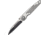 Case Tec X Framelock Harley Folding Knife,3.25in,Stainless Steel,Satin,Polished Stainless Handle CA52110