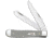 Case Trapper Folding Knife, 4.125in, 4254 SS, Clip/Spey Blades, Gray, 32590