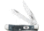 Case Trapper Harley Gray Bone Folding Knife,Stainless Steel,Standard Edge,Clip and Spey,Mirror Polish CA52135