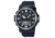 Casio Outdoor Pro Trek Solar Powered Triple Sensor Word Time Watch w/Biomas Plastic Case and Strap - Mens, Black, One Size, PRW-61-1A