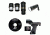 800x80mm Astronomical Red Led Light Reflector Telescope Kit,Black Granite