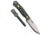 Casstrom Casstrom No.8 Swedish Forest Fixed Blade Knife Green Micarta 3.25" Satin, Green, Sandvik 14C28N, adult, BHQ-206425