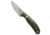 Casstrom Casstrom Safari Mini Hunter Fixed Blade Knife Olive Green G-10 2.6" Satin, Green, Sandvik 14C28N, adult, BHQ-202568