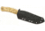 Casstrom No. 10 Birch Scandi Grind Forest Knife, 8.63in Overall, 4in Satin 14C28N Sandvik Blade, Curly Birch Handle, Scandi Grind Blade, Black Kydex Sheath, 14108