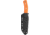 Casstrom No.10 SFK Fixed Blade Knife, 8.63in Overall, 4in 14C28N Sandvik Stainless Steel, Orange G10 Handle, 14130
