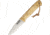Casstrom Woodsman Curly Birch Fixed Blade Knife, 3.5in, Bohler K720 Steel, Standard Edge, Satin, Curly Birch Handle CI10824