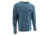 Caterpillar Trademark Banner L/S Tee - Men's, Large, Regular, Real Teal Heather, 1510034-13084-L
