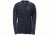 Caterpillar Flame Resistant Long Sleeve Performance Crew Shirt, FR Navy-Heather, Extra Large 1630003-10642-XL