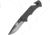 Caterpillar Linerlock Folding Knife, 3.5in Black 7Cr17Mov SS Drop Point, Black G10 Handle, Belt/Cord Cutter, Glass Breaker, Thumb Stud, Pocket Clip, 980012