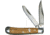 Cattleman'S Cutlery Sagebrush Peanut Zebrawood Folding Knife,Stainless Steel,Standard Edge,Clip and Spey,Brown,Zebrawood Handle CC0006ZW