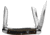 CattlemanS Cutlery Cowhand Stockman Brown Folding Knife, Satin finish 3Cr13 stainless clip, sheepsfoot, and, Black and brown G10 handle, CC0001GBN
