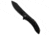 Cavol Knives Bucarto Folding Knife, 3.25in, Bohler M390 Stainless Steel, Drop Point Blade, Titanium, Black Handle, Black/Black Gray, 7.25 inch, BHQ-199060