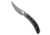 Cavol Knives Kamasu Folding Knife, 3.55in, Bohler M390 Stainless Steel, Trailing Point Blade, Titanium, Carbon Fiber, Black/Gray Handle, Black/Gray/Gray, 8.47 inch, BHQ-199054