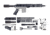 CBC Industries Unassembled AR-15 Pistol Kit, 10.5 in, 300AAC, Black, U-205-751