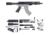 CBC Industries Unassembled AR-15 Pistol Kit, 7.5 in, 7.62X39, Black, U-205-731