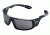 Cebe Ice 8000 Sunglass Shiny Black Frame, 1500 Grey Flash AR Lens CBICE80007