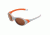 Cebe Kanga Sunglass Metallic Aluminum/Orange Frame, Melanine Lens 998300130