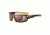 Cebe STeem Sunglass Dark Deep Brown/Orange Frame, Brown Mirror AR Lens CBSTEEM2