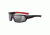 Cebe STeem Sunglass Matte Black Red Frame, Grey Polarized Mirror AR Lens CBSTEEM6