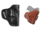 Cebeci Arms CZ Leather Reinforced Combat Grip Belt Holster 20724, Black, Tan
