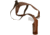 Cebeci Arms Leather Vertical Shoulder Holster YYL for Fits Most Semi-Autos and Revolvers, Tan, Left 21068LT01