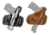 Cebeci Arms Ruger Leather Half Pancake Holster 20887, Black, Tan