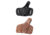 Cebeci Arms Springfield Leather Half Pancake Holster Basketweave 20955, Black, Tan
