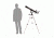 OpticsPlanet Exclusive Celestron PowerSeeker 80EQ Refractor Telescope with Motor Drive Package, Tripod, 21048-OP