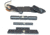 Centennial Defense Systems Extended Control Kit w/Serrated Mag Release for Gen 1-3 Glock 9mm, .40S&amp;W, .357SIG, 2 Pins, Glock Gray, 40088