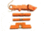 Centennial Defense Systems Extended Control Kit w/Serrated Mag Release for Gen 1-3 Glock 9mm, .40S&amp;W, .357SIG, 2 Pins, Hi-Viz Orange, 40096