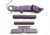 Centennial Defense Systems Extended Control Kit w/Serrated Mag Release for Gen 1-3 Glock 9mm, .40S&amp;W, .357SIG, 2 Pins, Purple, 40112