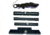 Centennial Defense Systems Extended Control Kit w/Serrated Mag Release for Gen 4 Glock 9mm, .40S&amp;W, .357SIG, 3 Pins, Black, 40078