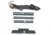 Centennial Defense Systems Extended Control Kit w/Serrated Mag Release for Gen 4 Glock 10mm, .45ACP, 3 Pins, Glock Gray, 40150