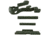 Centennial Defense Systems Extended Control Kit w/Mag Release for Gen 5 Glock, Serrated, 2 Pins, OD Green, 40353