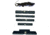 Centennial Defense Systems Extended Control Kit w/Serrated Mag Release for Gen 4 Glock 10mm, .45ACP, 4 Pins, Black, 40139