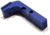 Centennial Defense Systems Extended Mag Release w/2.5lb Spring for Gen 1-3 9mm, .40S&amp;W, .357SIG Glock, Serrated, Blue, 20590