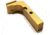Centennial Defense Systems Extended Mag Release w/2.5lb Spring for Gen 1-3 9mm, .40S&amp;W, .357SIG Glock, Serrated, Gold, 20594
