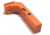 Centennial Defense Systems Extended Mag Release w/2.5lb Spring for Gen 1-3 9mm, .40S&amp;W, .357SIG Glock, Serrated, Hi-Viz Orange, 20595